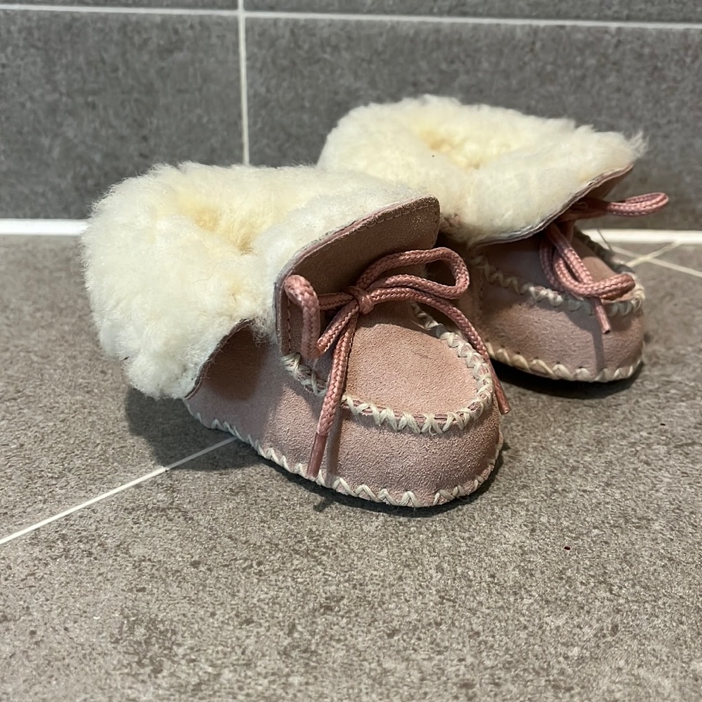 Polo Ralph Lauren Tribe Baby Infant Crib Booties Shoes Boots girls Size 0